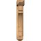 Ekena Millwork Merced Arts and Crafts Smooth Bracket w/ Offset Brace, Western Red Cedar, 5 1/2"W x 20"D x 32"H BKT0604X20X32MRC03SWR - alternate 3